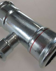 FZ Press tee 42 - 22 - 42 mm galv.